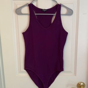 Plum bodysuit
